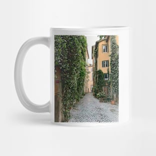 Vines On A Narrow Roman Street Mug